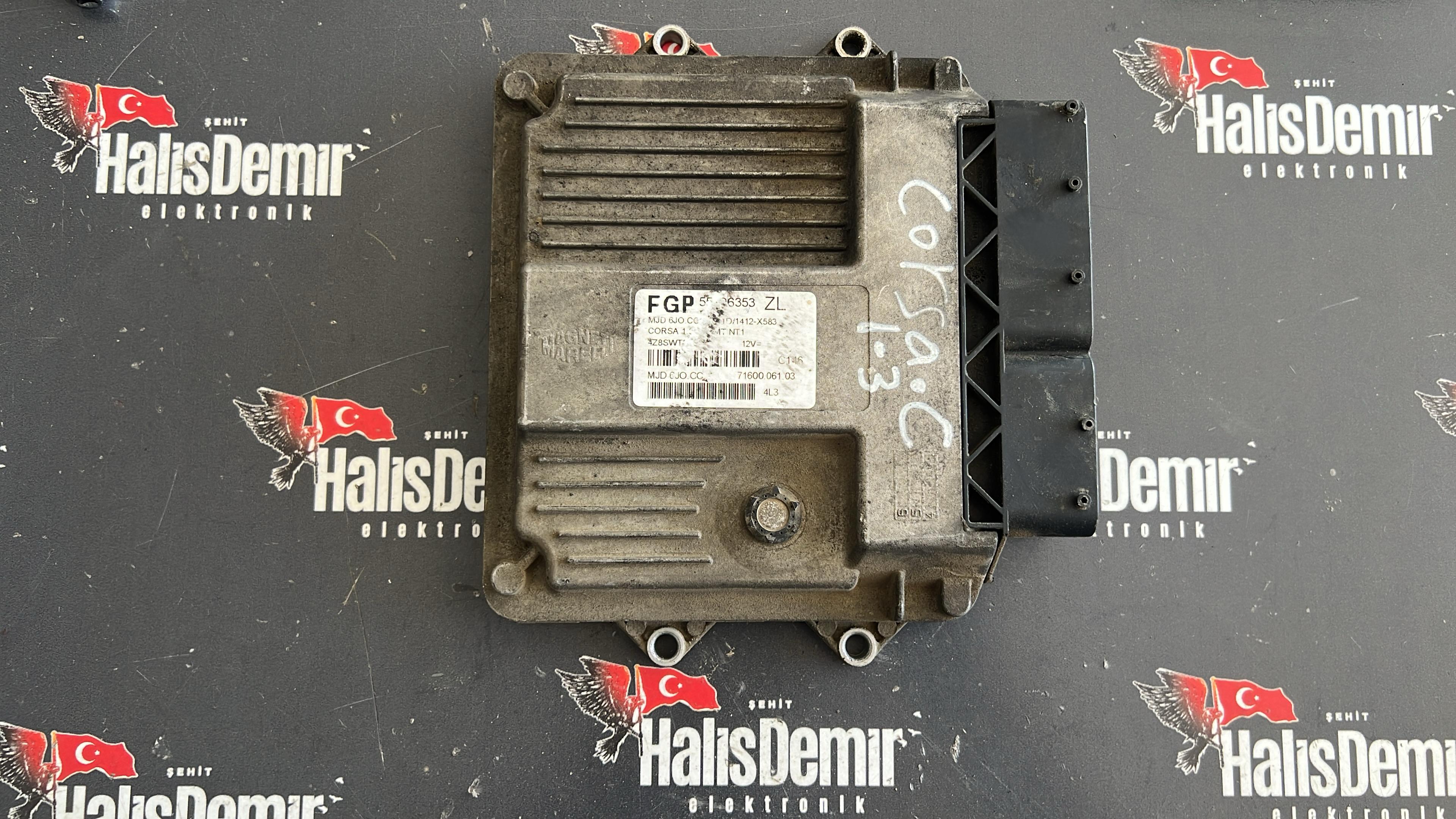 OPEL CORSA 1.3 CDTİ MOTOR BEYNİ, FGP 55190069 MJD 6J0 C2