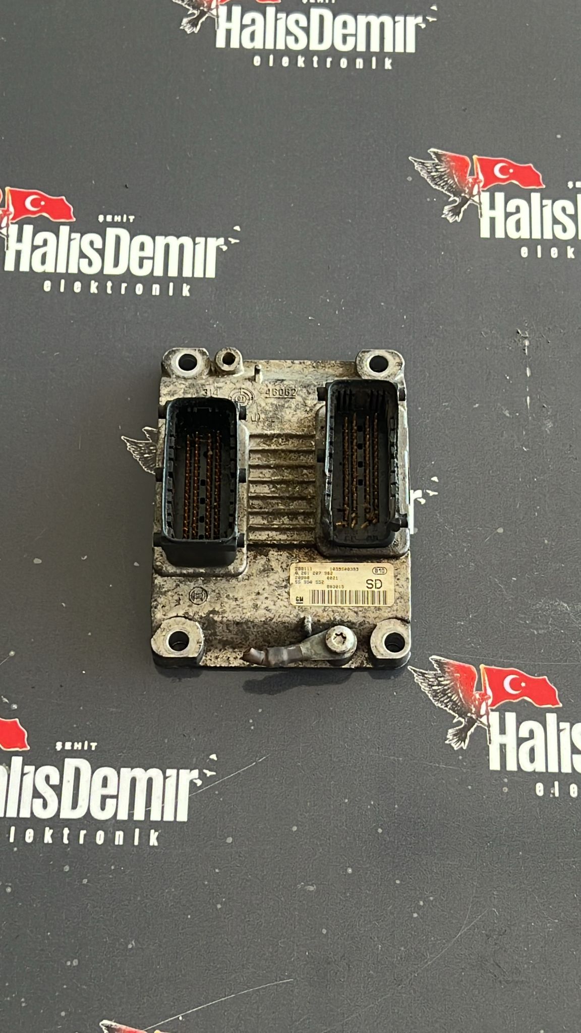 OPEL Corsa C (2000-2006) Motor Kontrol Ünitesi ECU 55350552, 0261207962 20098603