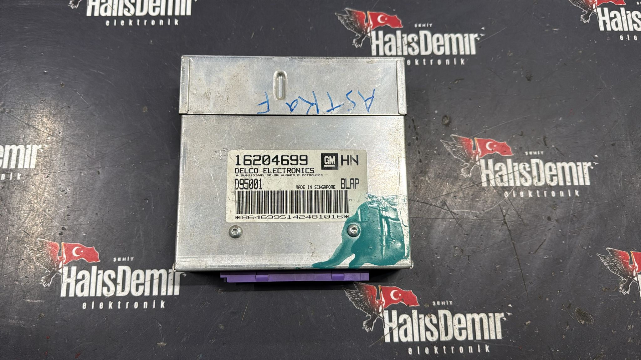 Opel Astra F 1.4 Motor Beyni 16204699 D95001 HN