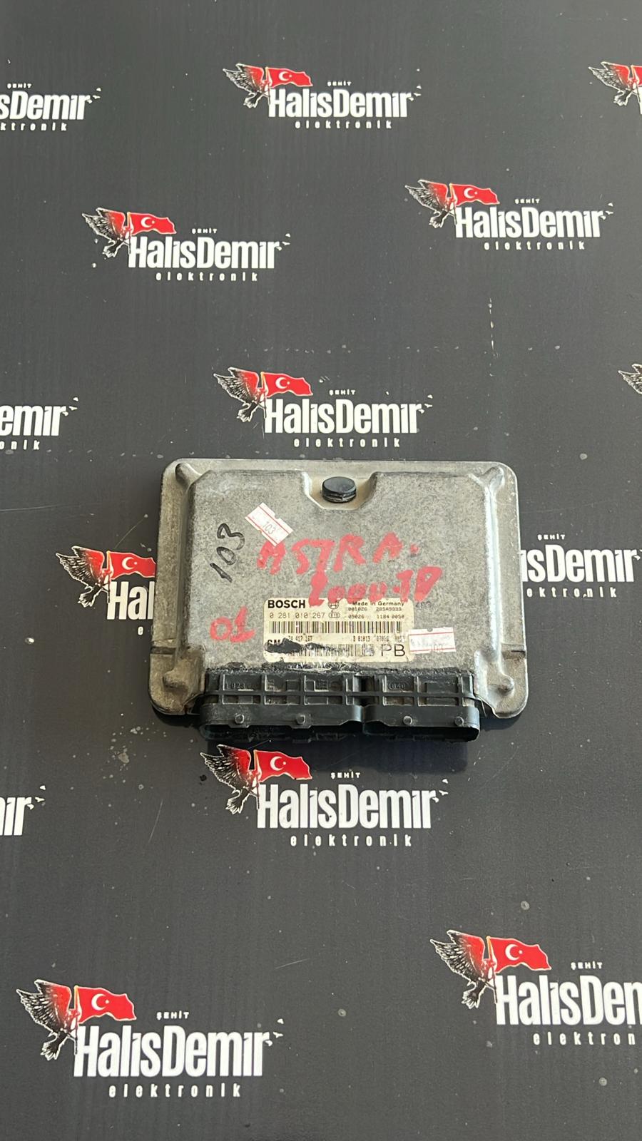 Opel Astra G 2.0 Motor Beyni 0281010267 24417167