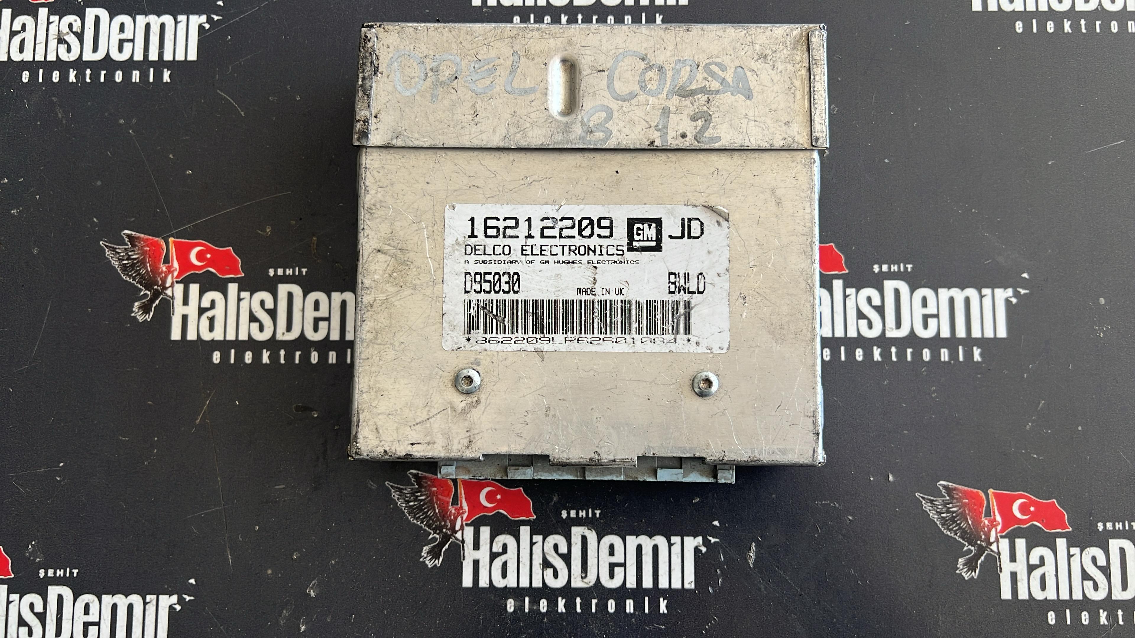 Opel Corsa B 1.2 Motor Beyni 16212209 ORJİNAL