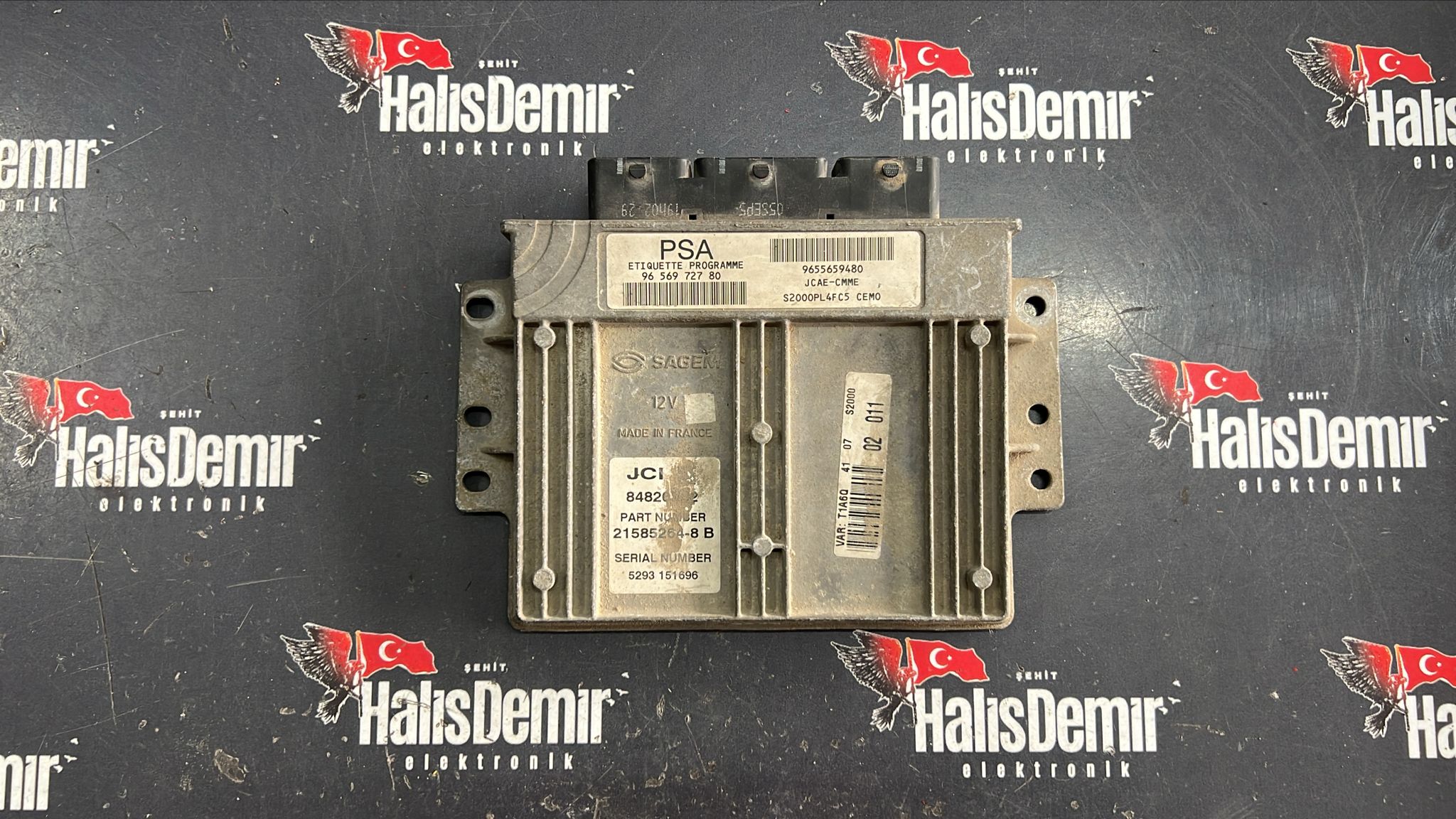 PEUGEOT 206 1.6 MOTOR BEYNİ 9655659480 9656972780