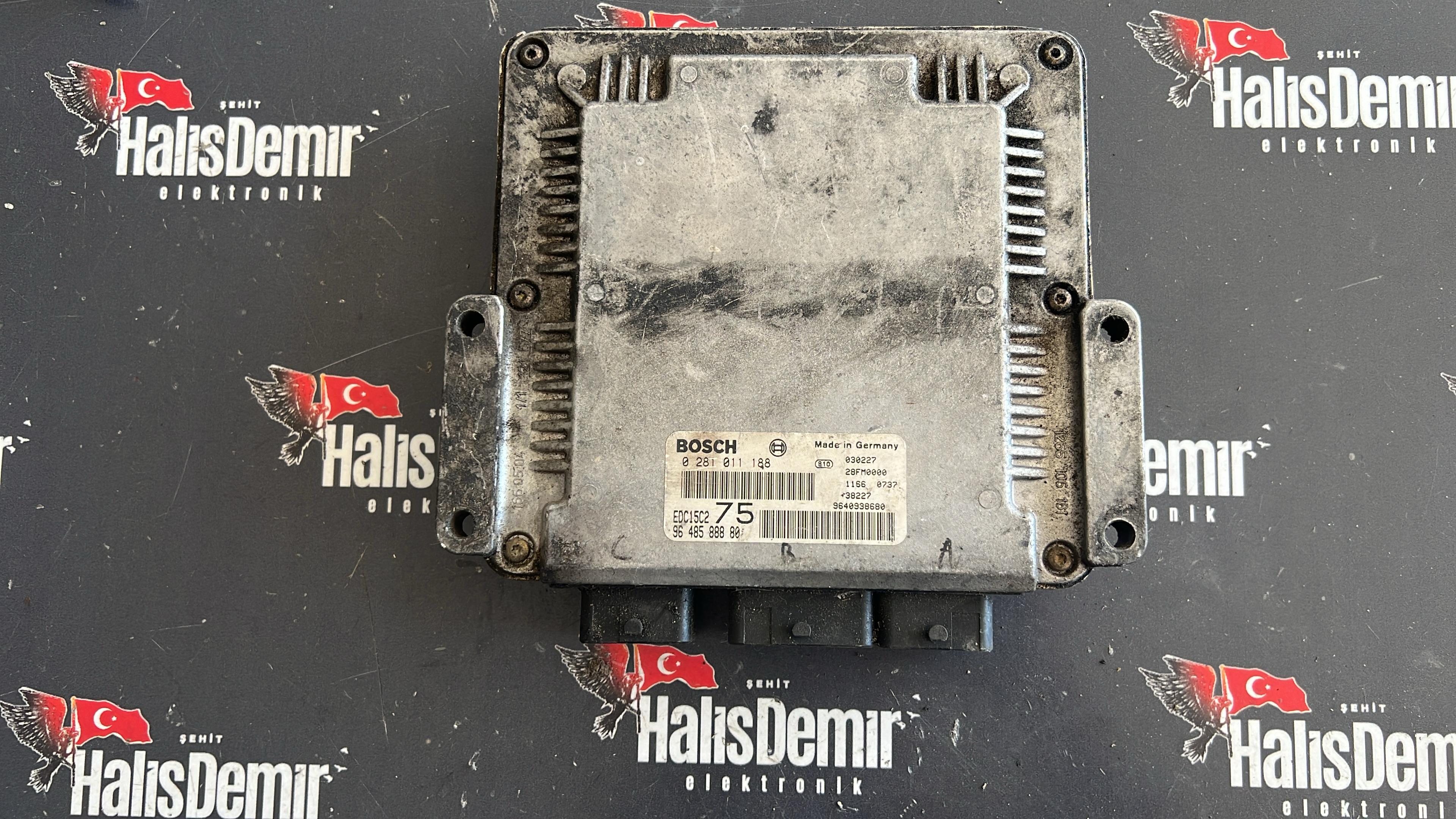 PEUGEOT 206 2.0 HDI MOTOR BEYNİ 0281011188 9648588880 9640938680 