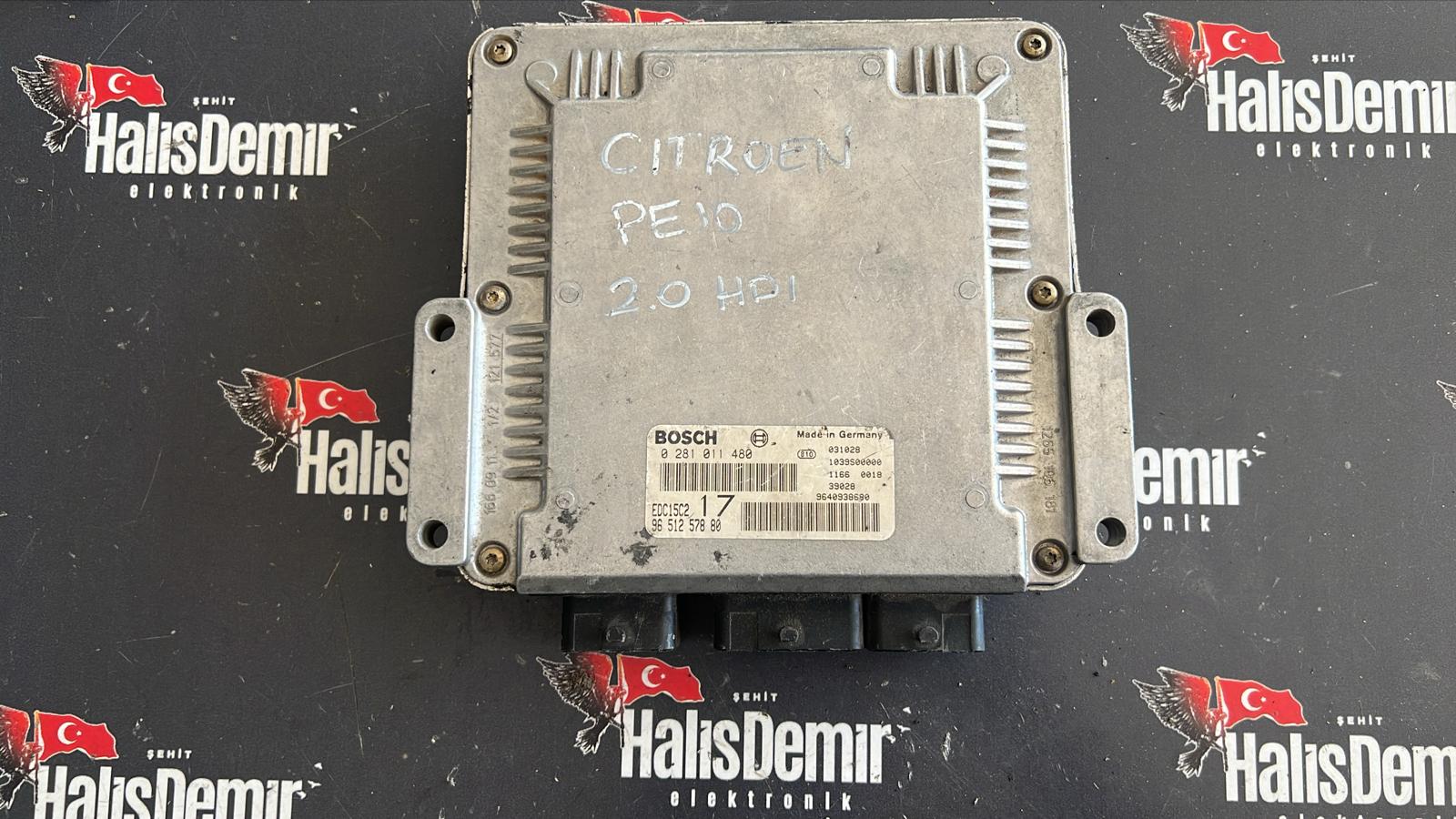 PEUGEOT 406 2.0 HDI MOTOR BEYNİ 0281011480 9651257880