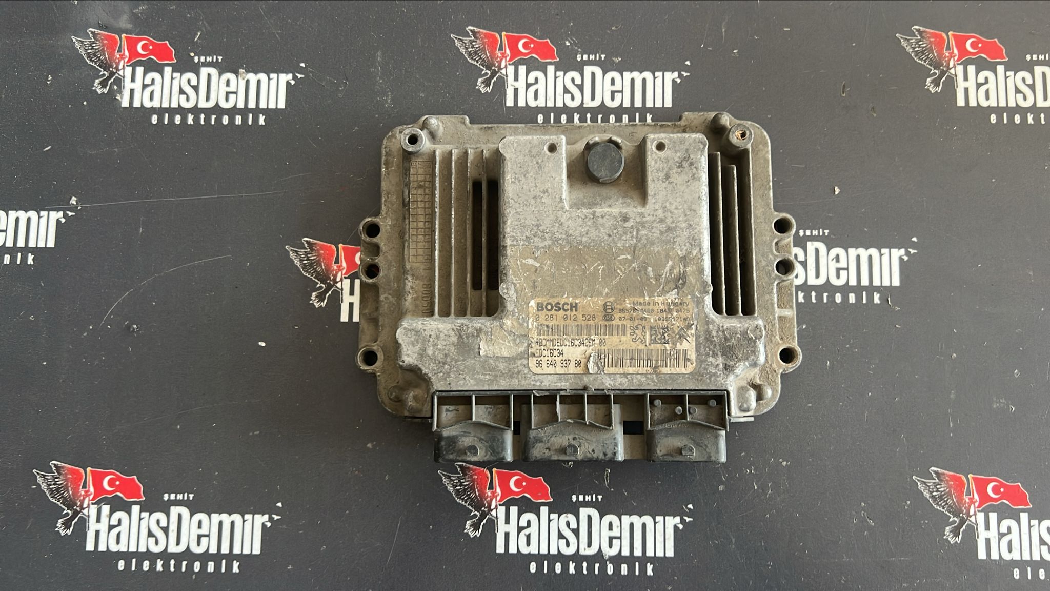 Peugeot 206 1.6 HDI Motor Beyni 0281012528 EDC16C34 9664570280