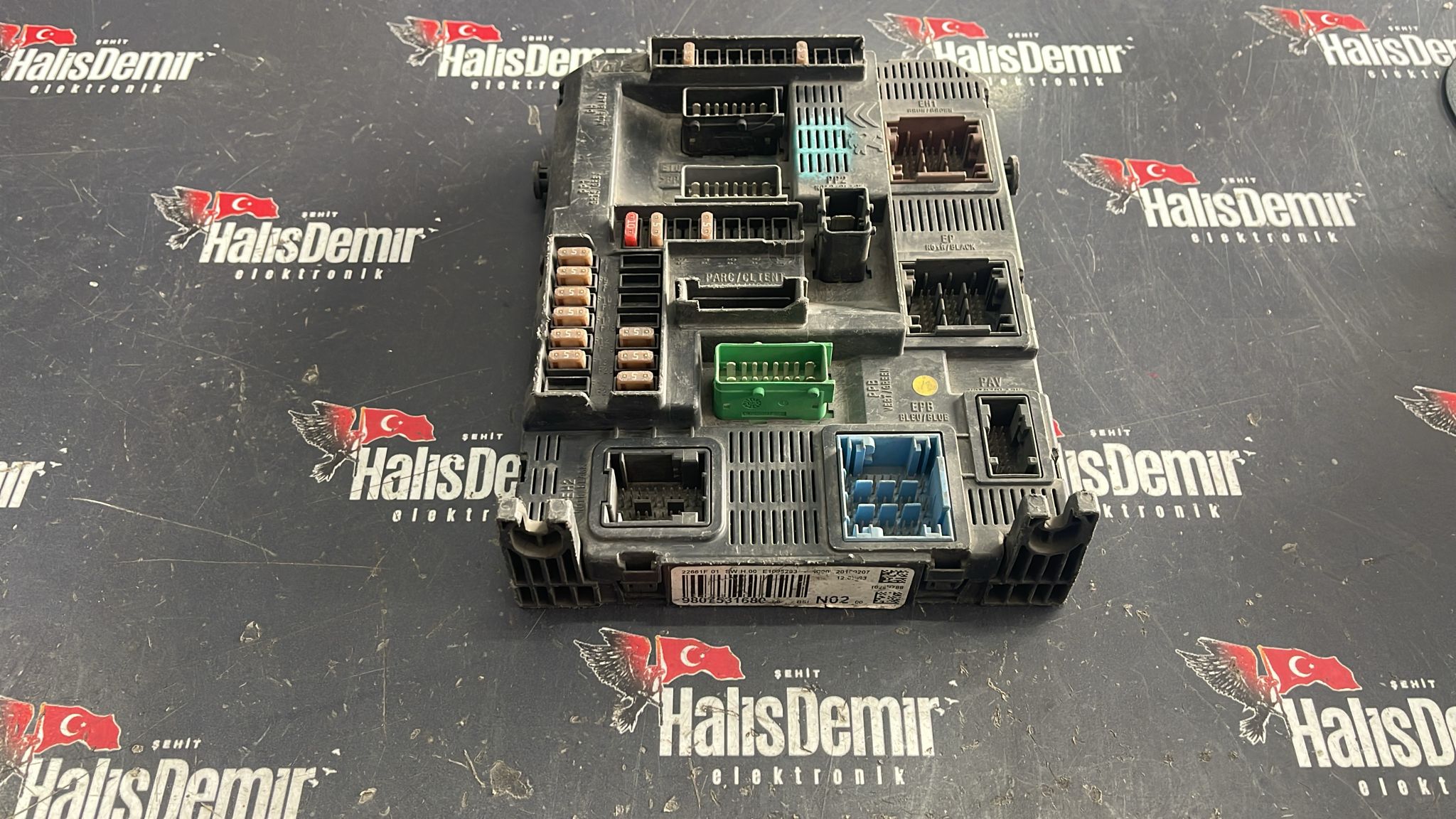 Peugeot 208 301 C-Elysee BSI Beyni Modülü 9807531680 BSI-N02-00