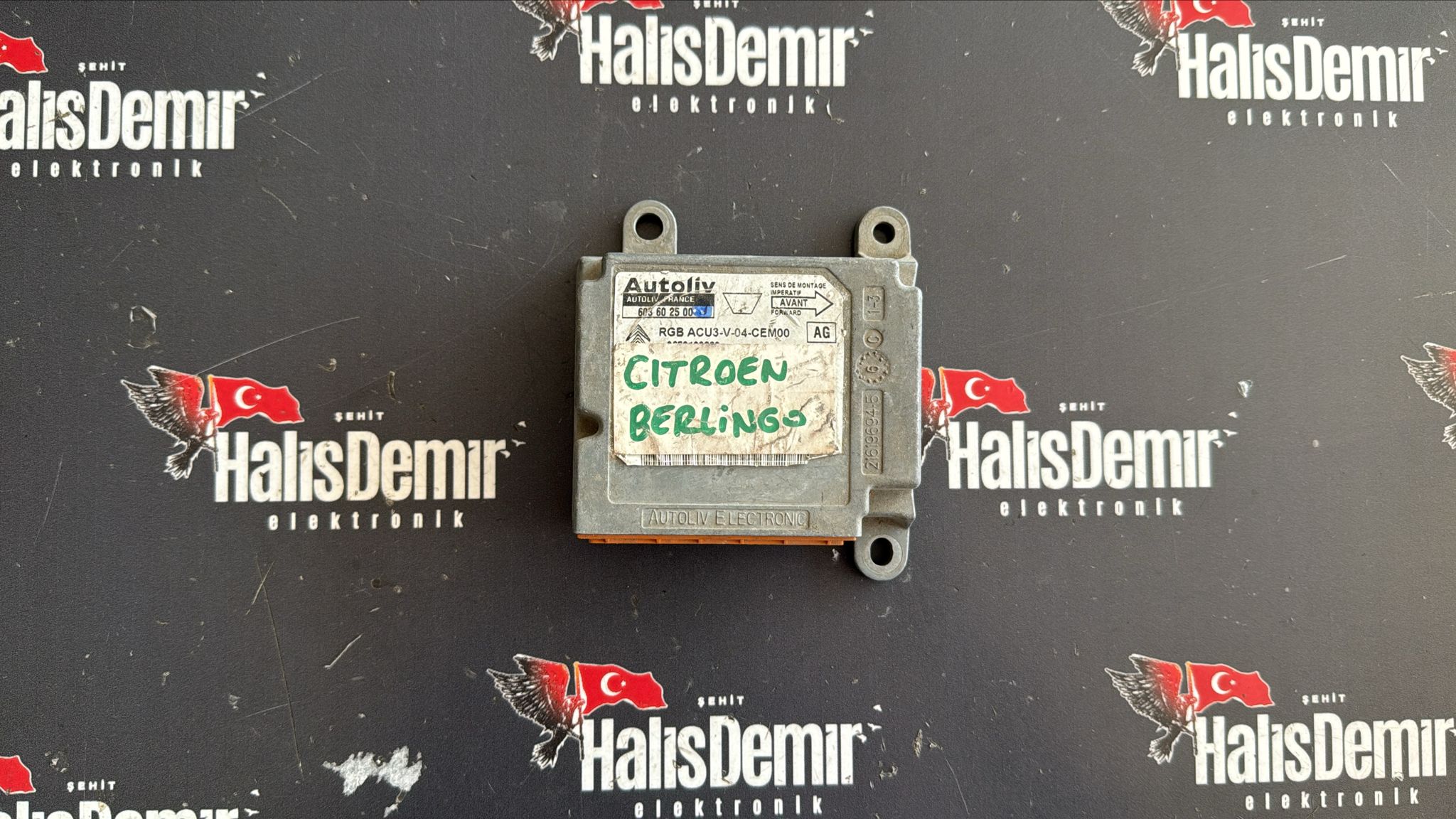 Peugeot Partner Citroen Berlingo Airbag Beyni 603602500 9653190880