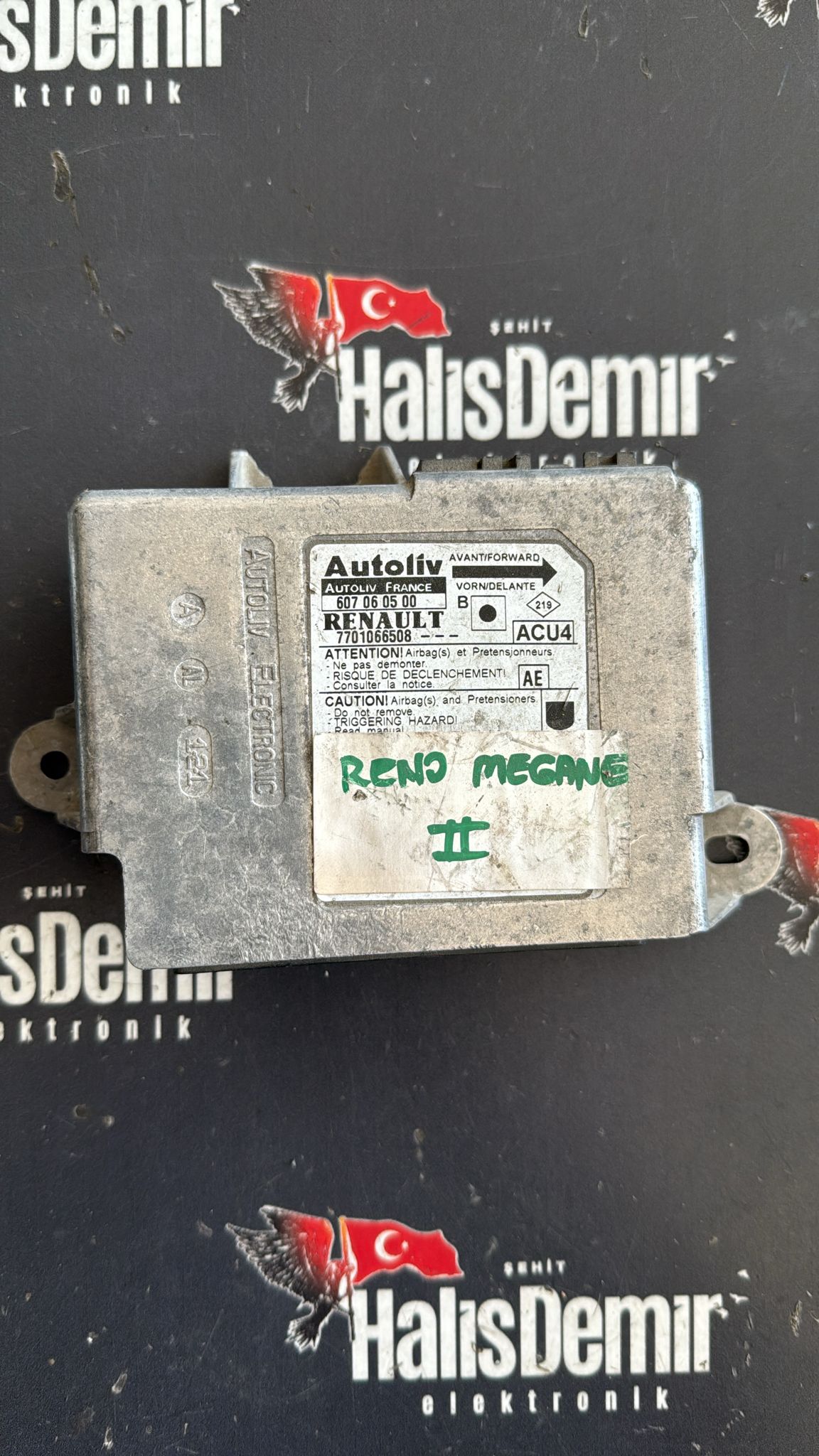 RENAULT MEGANE 2 AIRBAG BEYNİ 7701066508