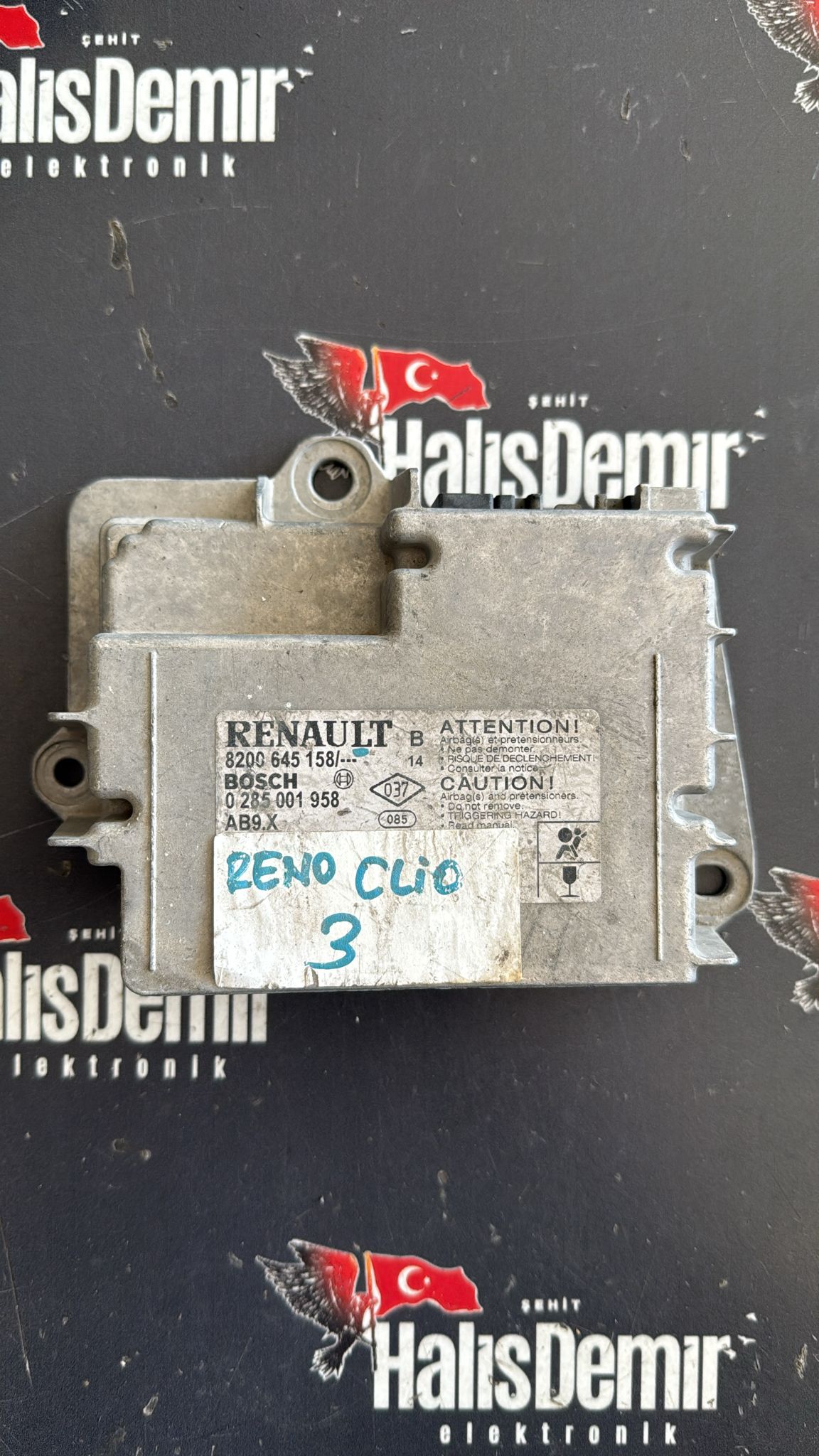 Renault Clio 3 Airbag Beyni 0285001958 8200645158