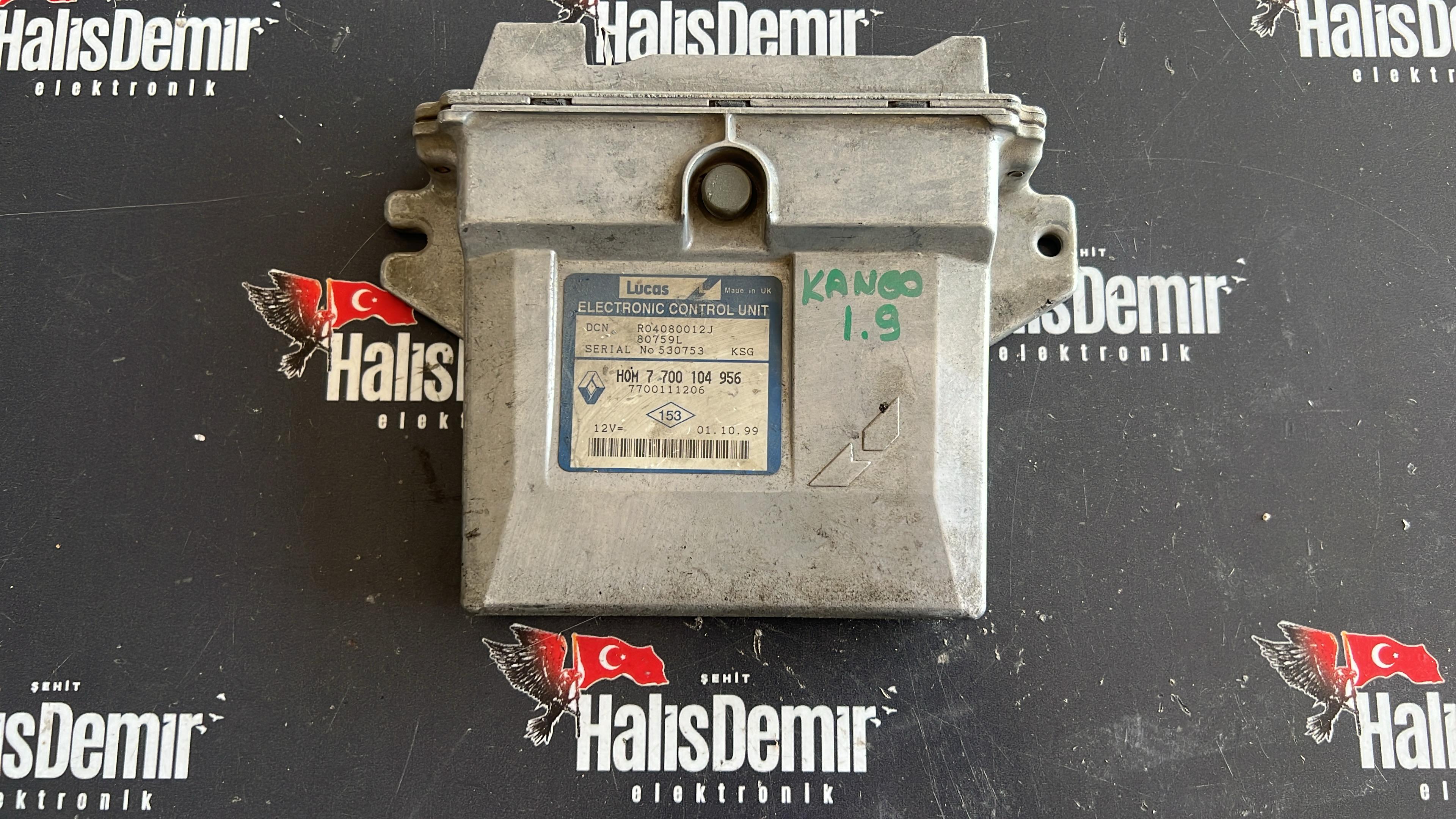 Renault Kango 1.9 Motor Beyni 7700104956