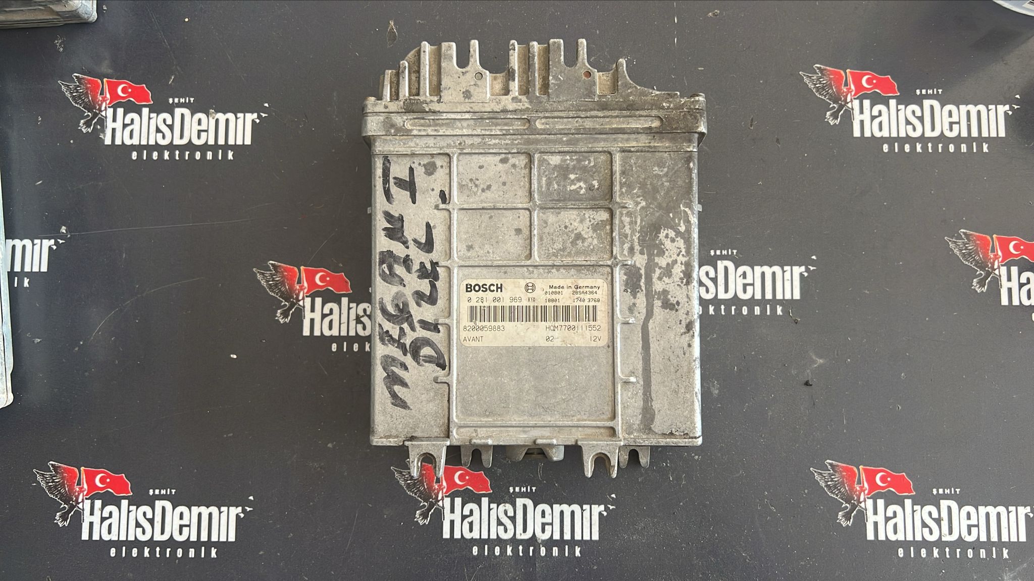 Renault Megane 1.9 Motor Beyni 0281001969 7700113863 HOM7700111552