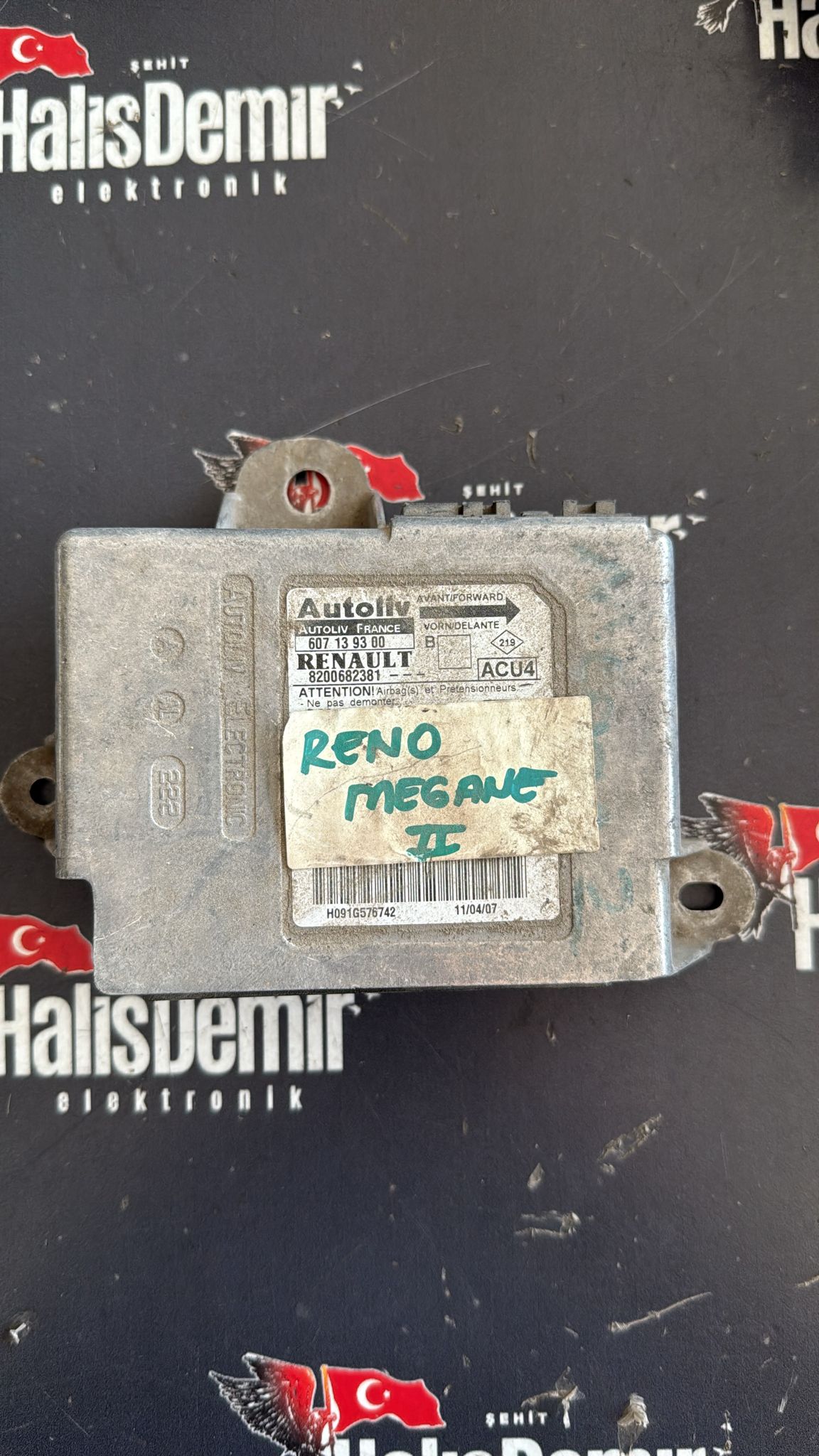 Renault Megane 2 Airbag Beyni 8200682381 607139300