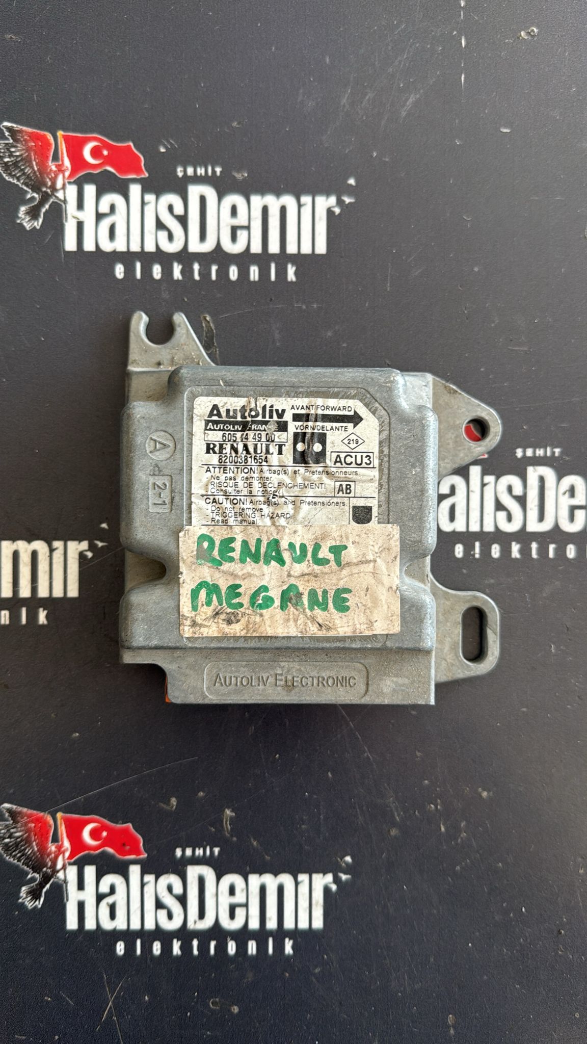 Renault Megane Airbag Beyni 605044900 8200381654