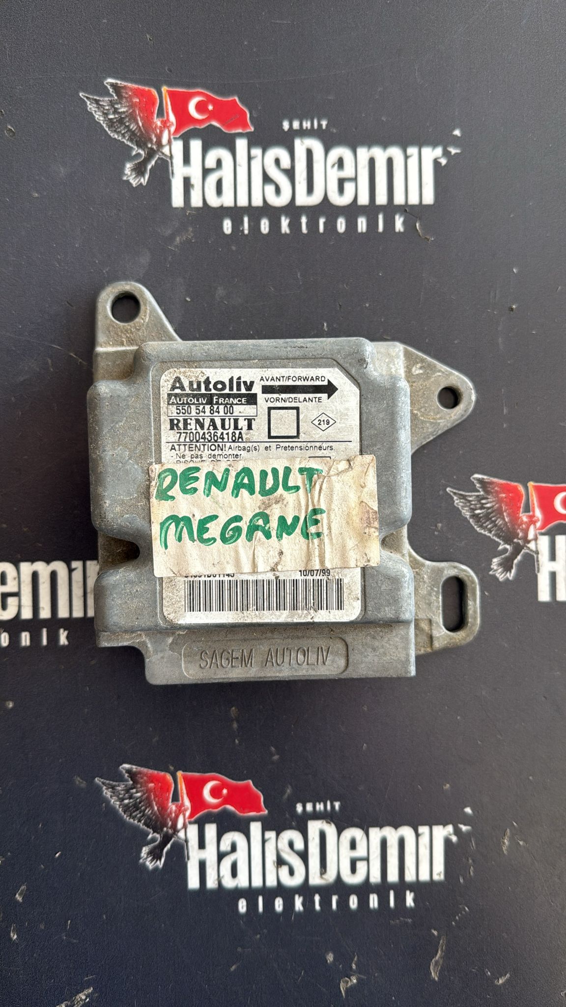 Renault Megane Airbag Beyni 7700436418A 550548400