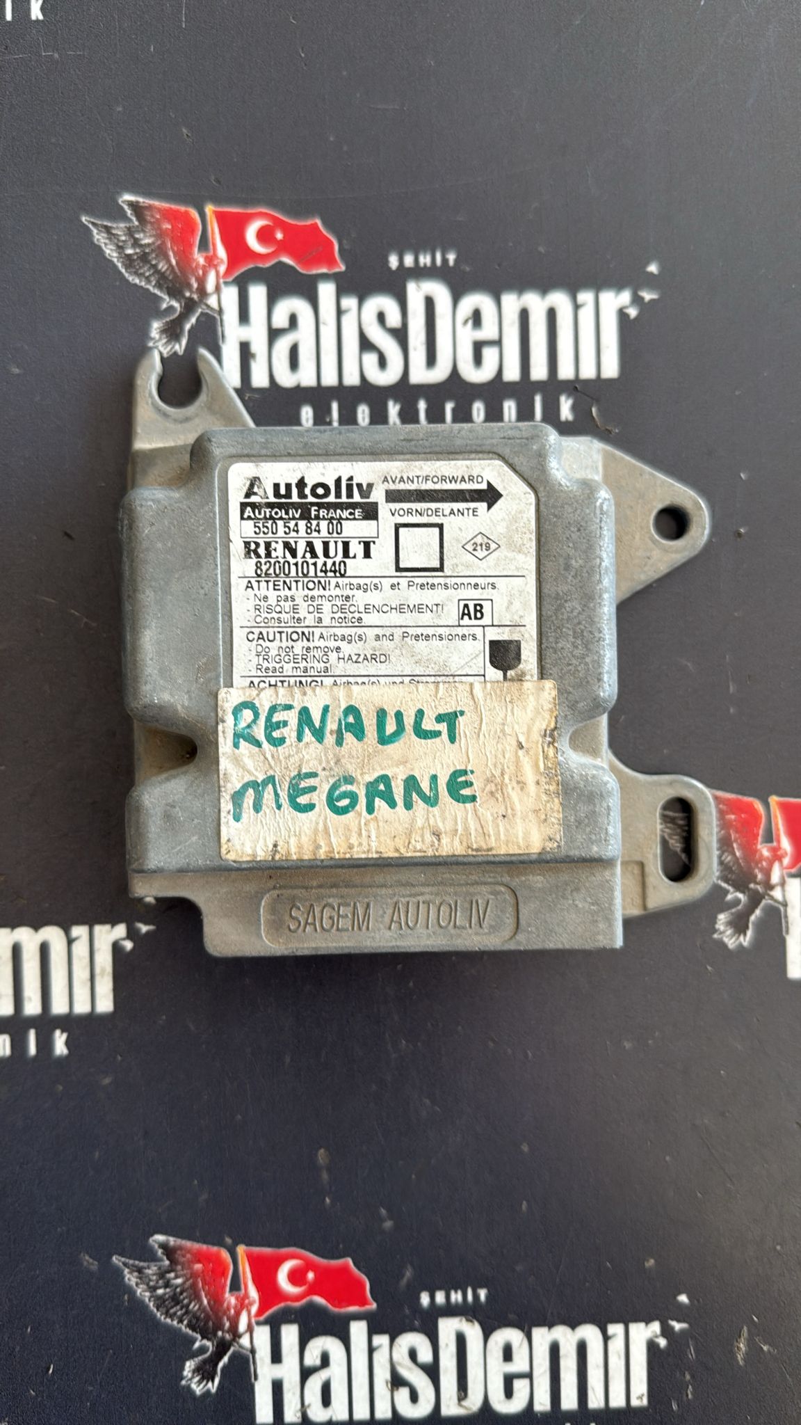 Renault Megane Airbag Beyni 8200101440 550548400