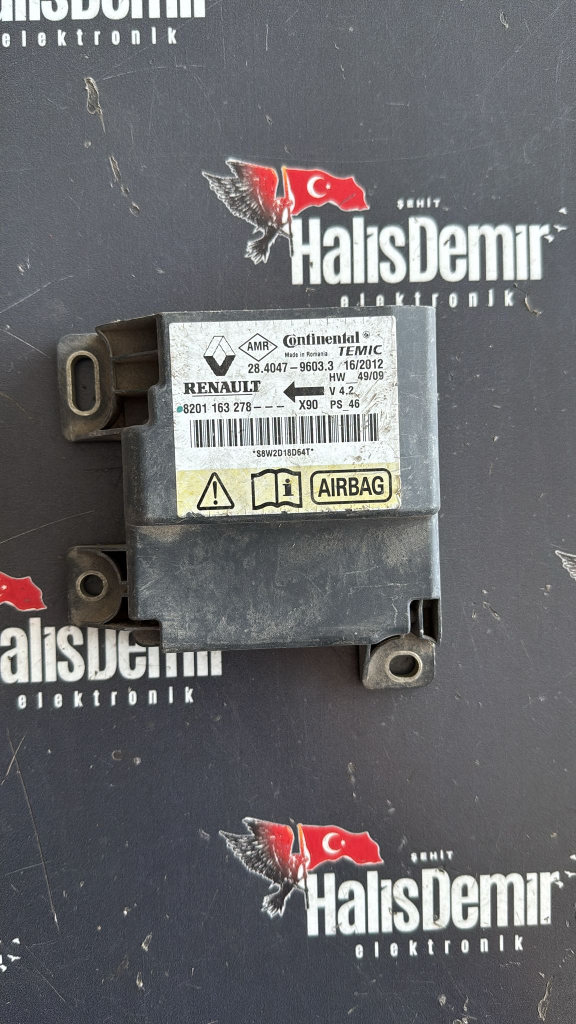 Renault Sandero Airbag Beyni 8201163278 28404796033