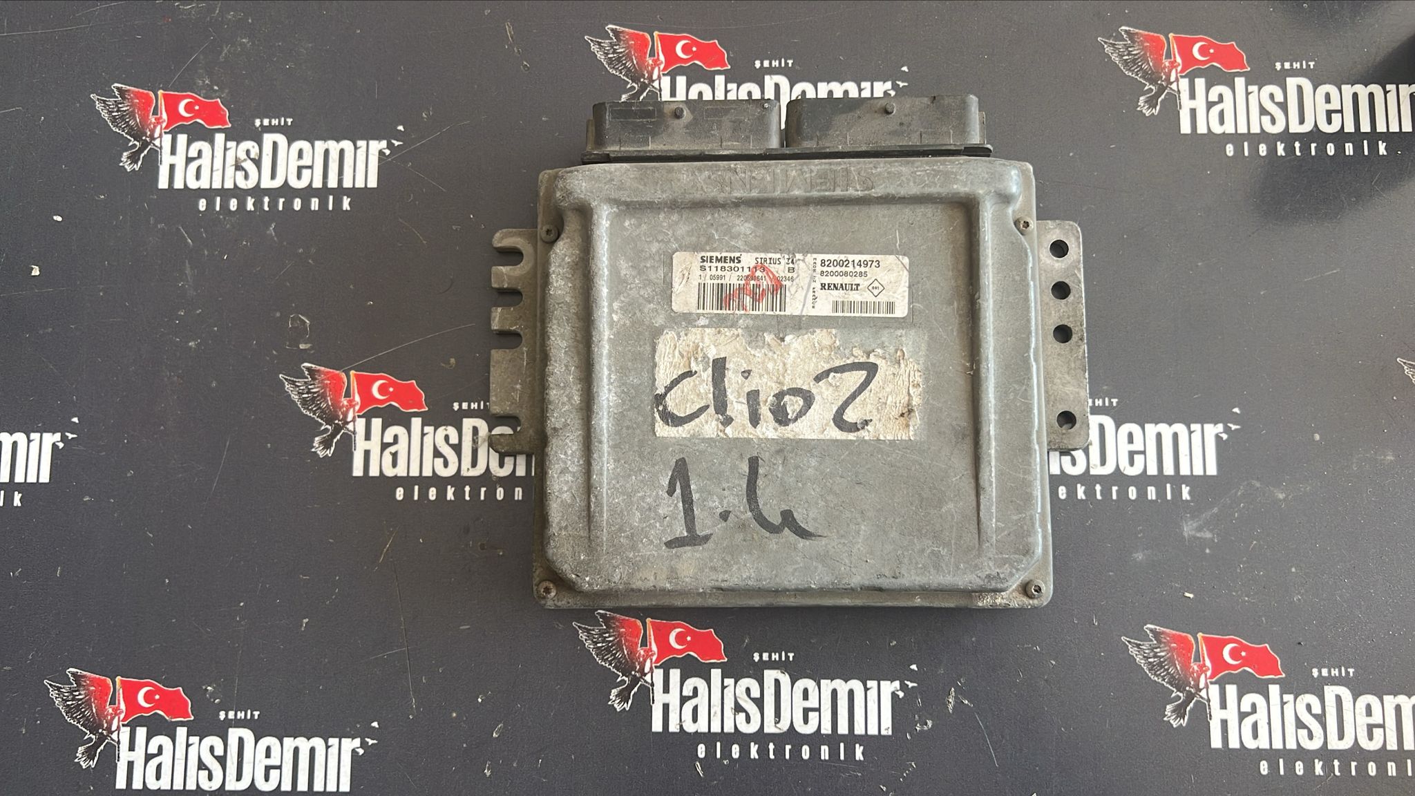 S118301113 RENAULT CLİO SIRIUS34 MOTOR BEYİNİ 8200214973 8200080285