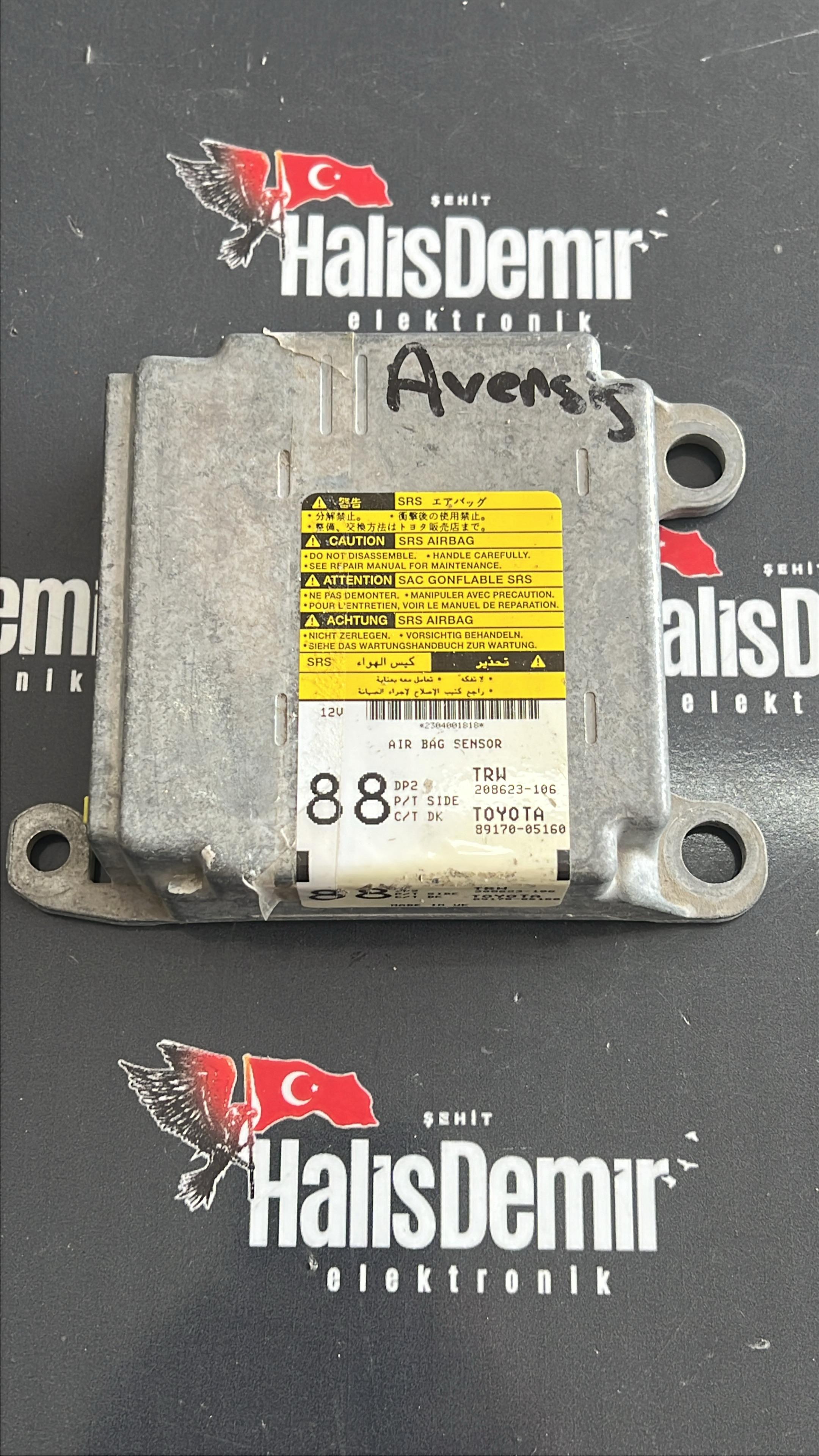  Toyota Avensis T250 AİRBAG BEYNİ 208623-106  89170-05160