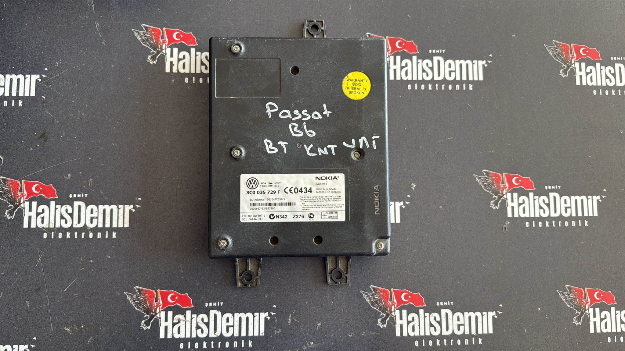 VOLKSWAGEN PASSAT TELEFON ARABİRİMİ BEYNİ 3C0035729F