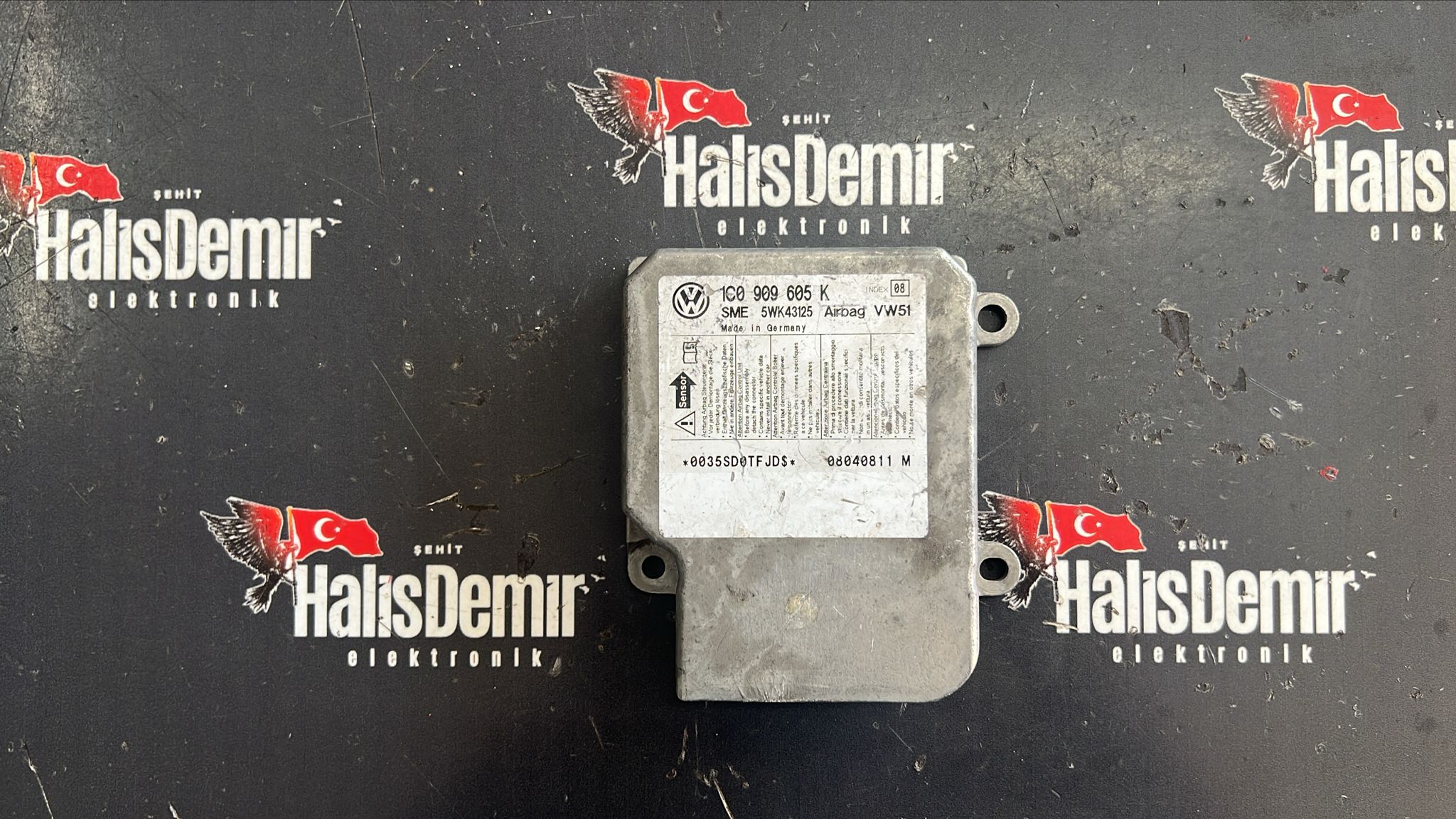 VOLKSWAGEN POLO AİRBAG BEYNİ 1C0909605K