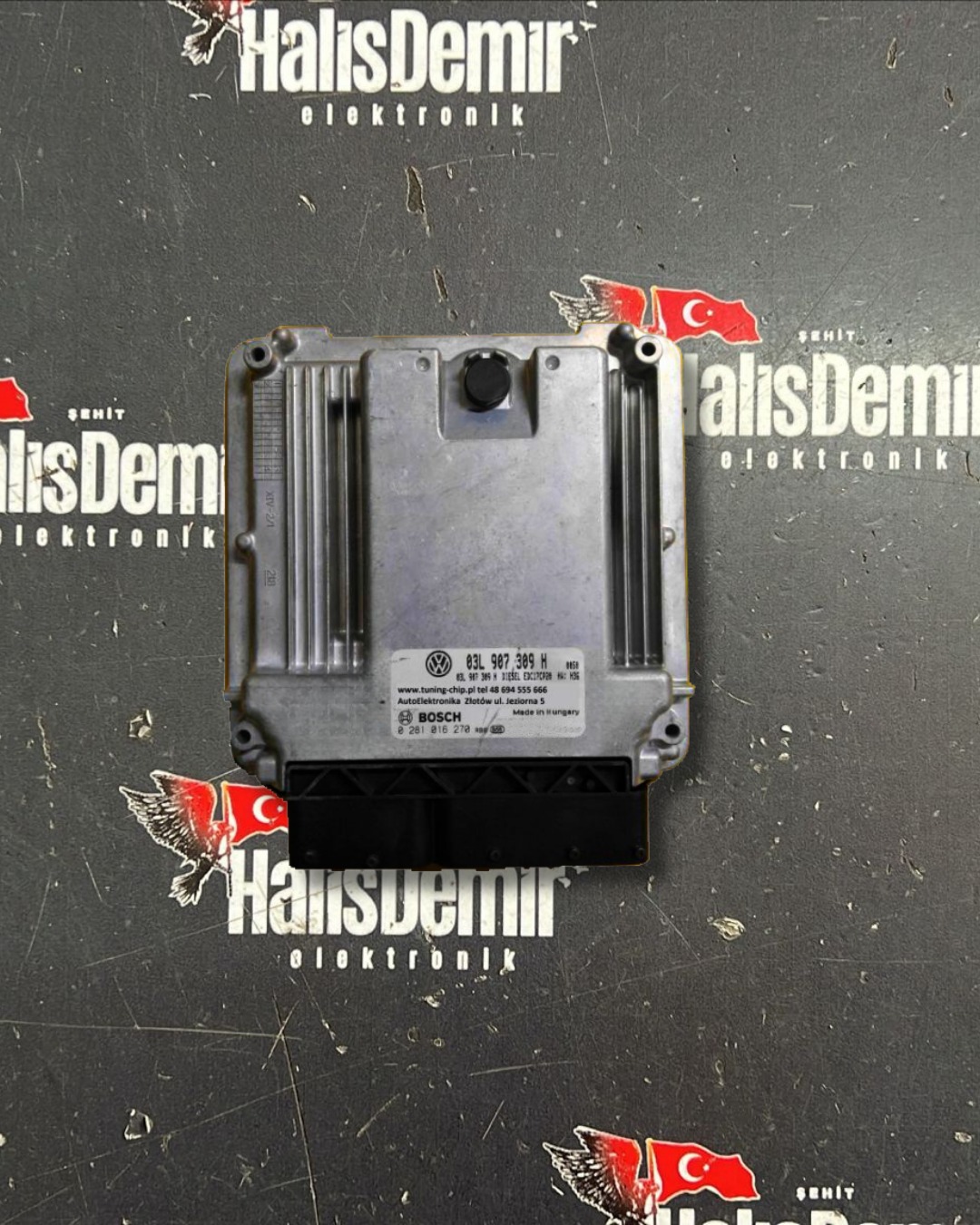 VOLKSWAGEN TRANSPORTER T5 MOTOR BEYNİ 03L907309H 0281016270 EDC17