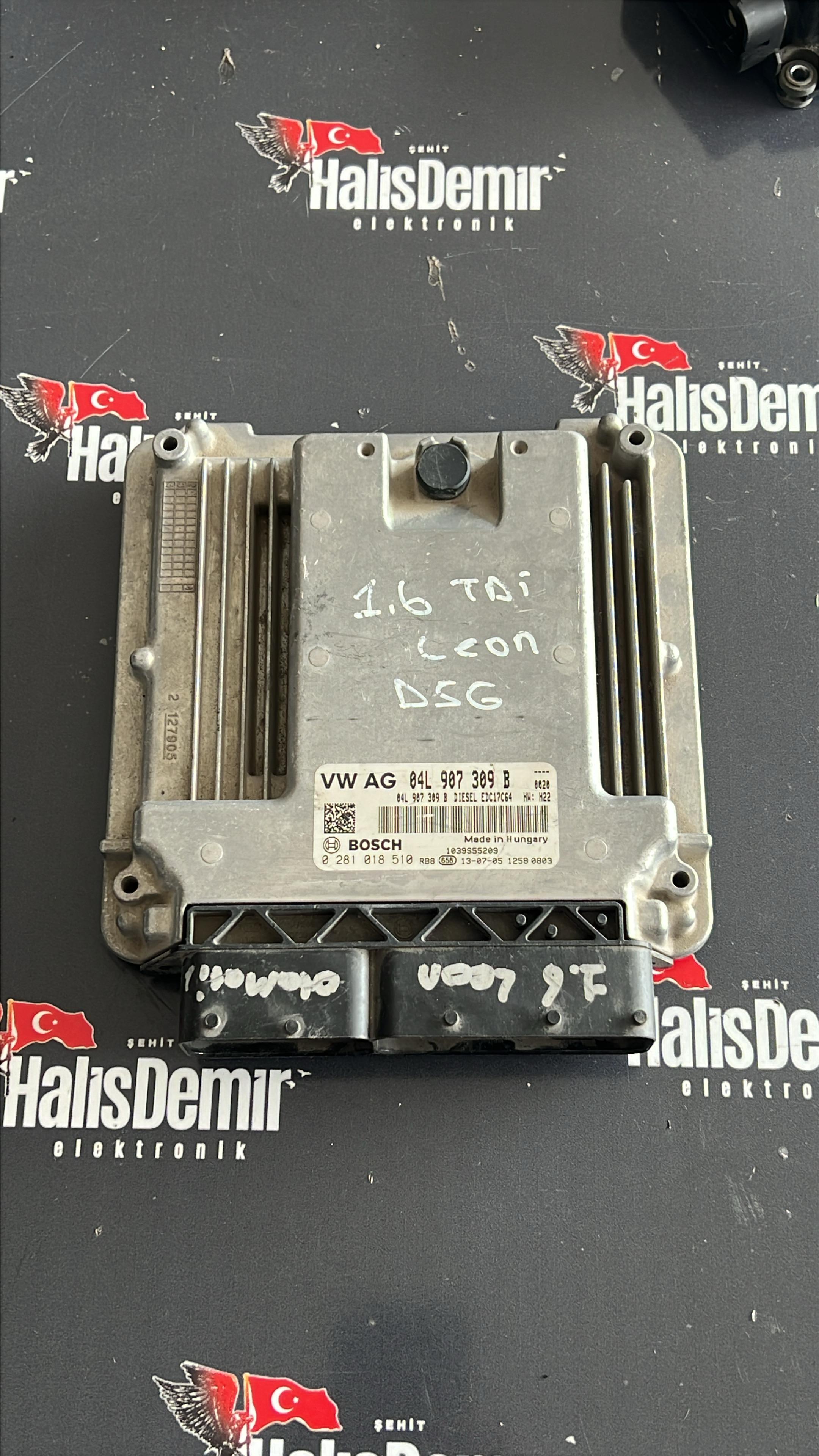 VW GOLF MK7 SEAT LEON MOTOR BEYNİ 04L907309B BOSCH 0281018510