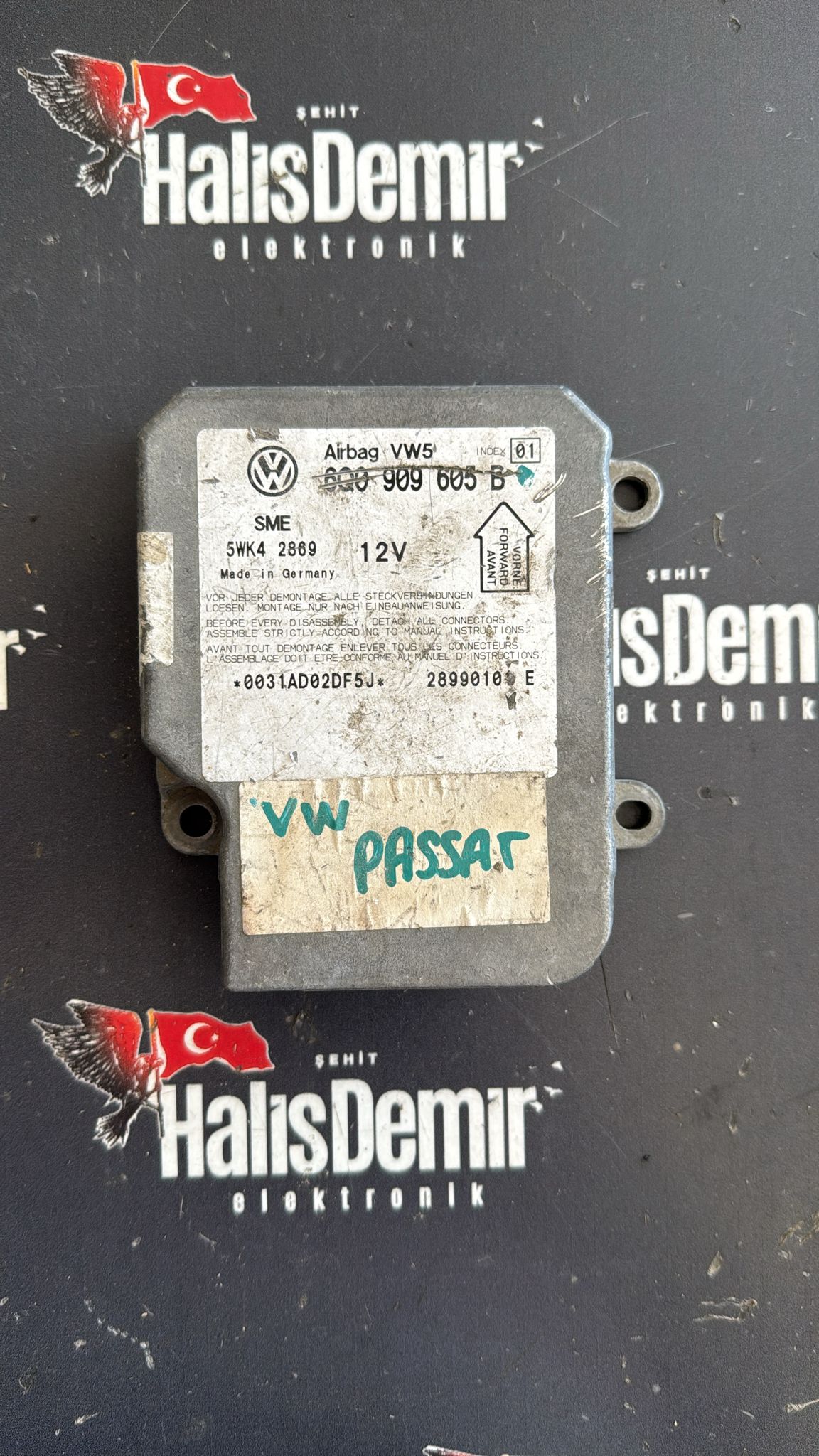 Volkswagen Passat Airbag Beyni 6Q0909605B 5WK42869 