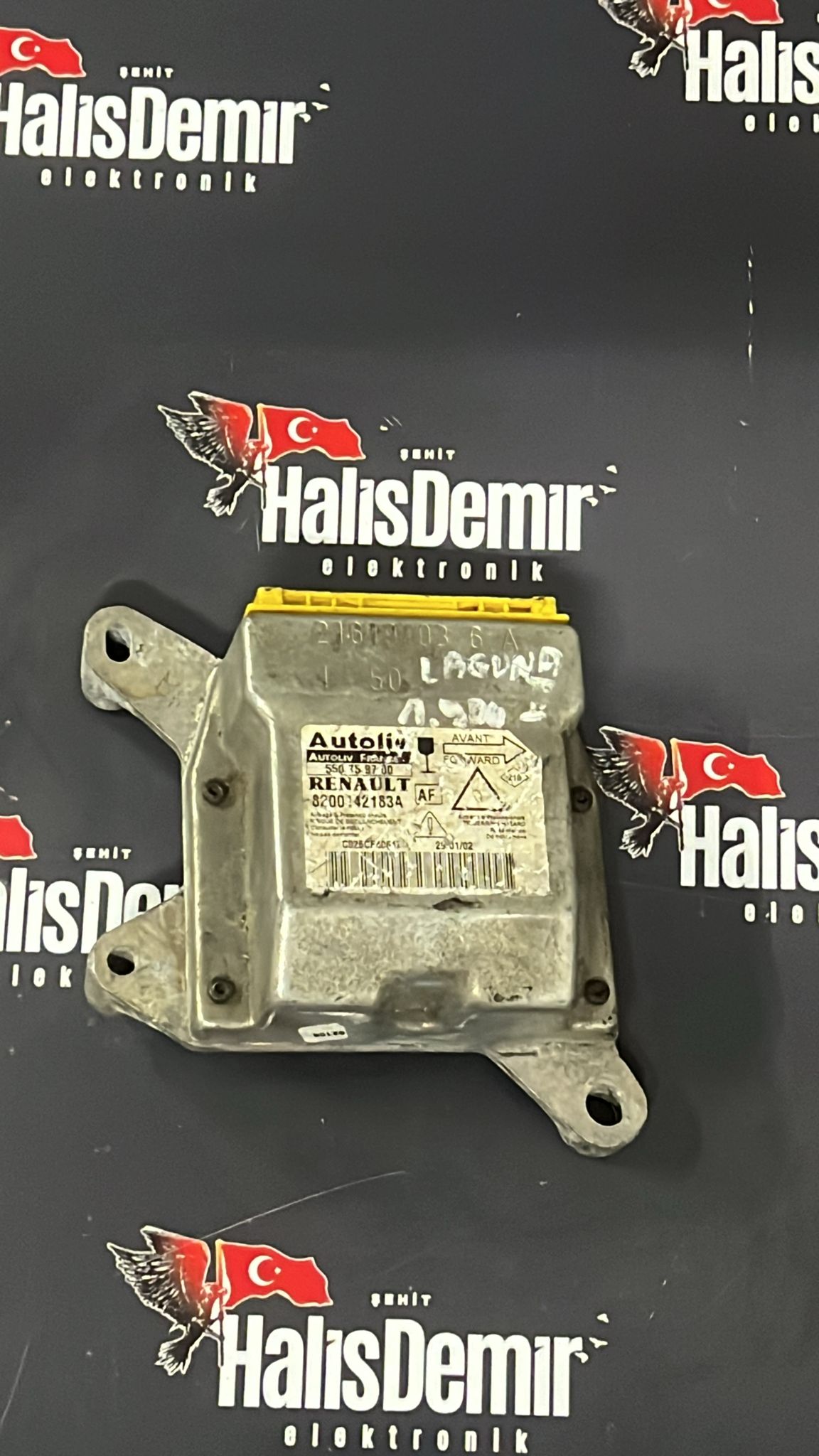 B170 Renault Laguna Airbag control unit module unit 8200142183A 550758700