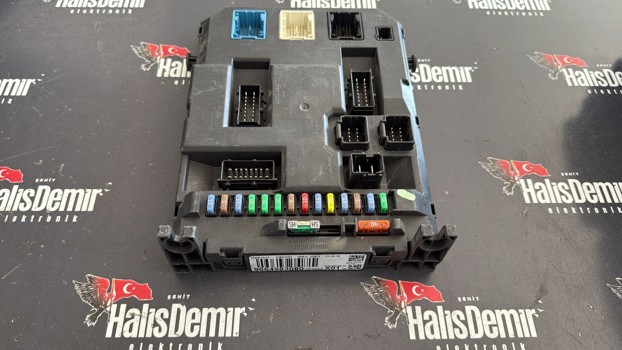 Citroen C2-C3  Peugeot 207 Bsi Beyni 9666952080