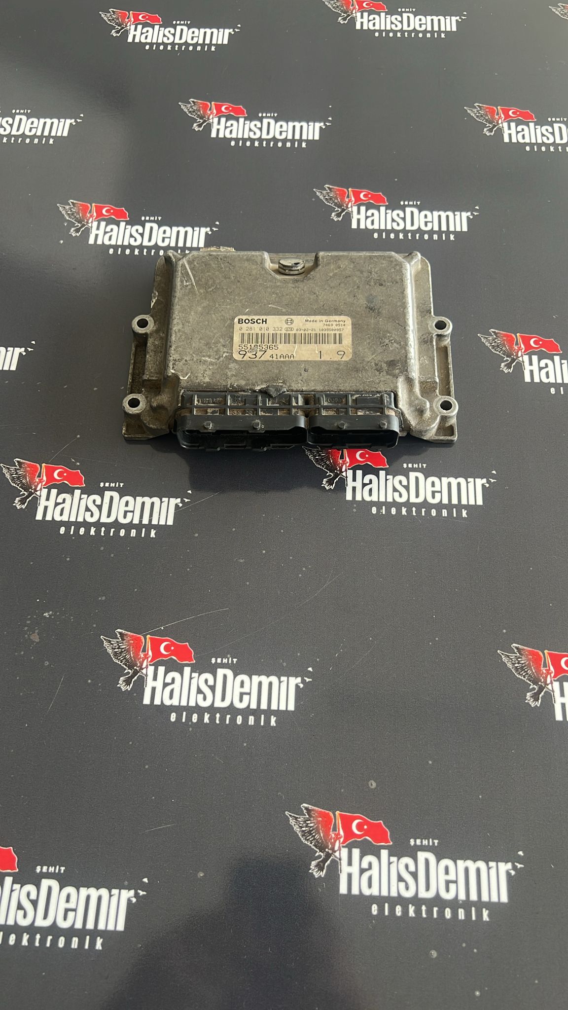 ECU MOTOR KONTROL CİHAZI ALFA ROMEO 147 1.9 JTD BOSCH 0281010332, 0 281 010 332 73501227, 93741WAA 28SA5661