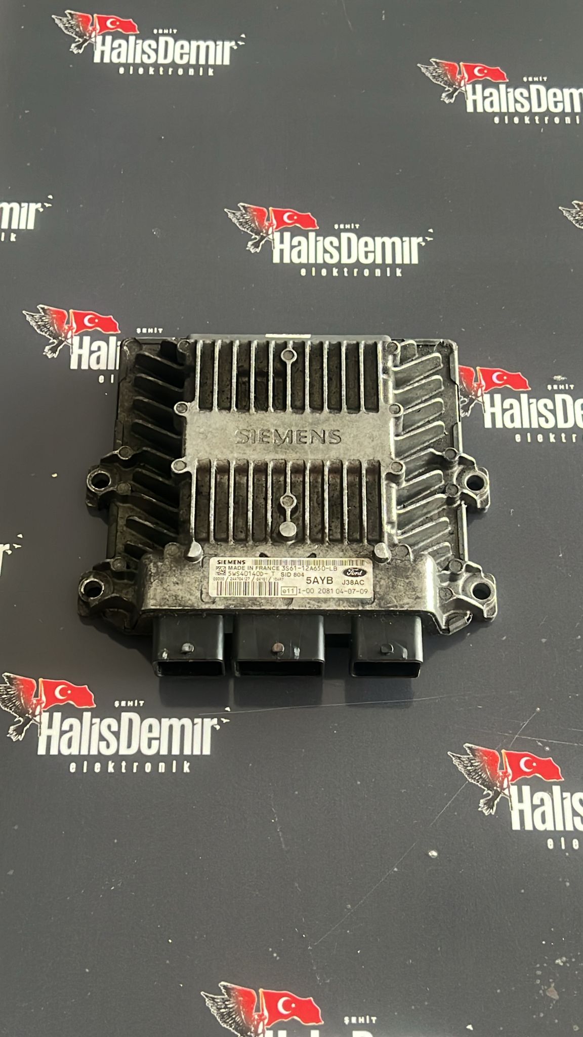 Ford Fiesta 1.4TDCI Motor Beyni 5WS40078H-T 3S61-12A650-JE SID 804 9PPE