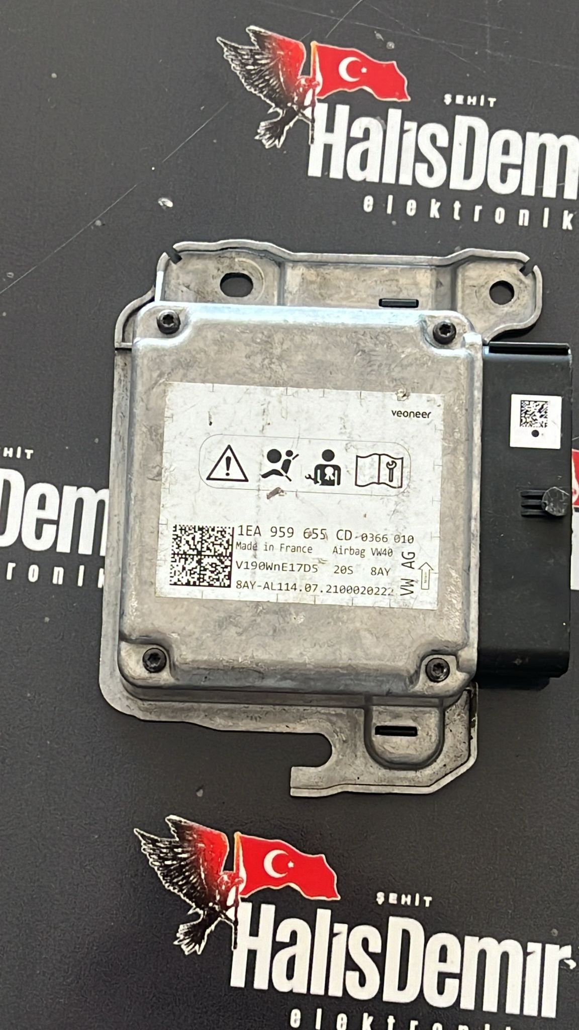 VW ID3 koltuk Skoda kontrol ünitesi ECU hava yastığı hava yastığı kontrol ünitesi 1EA959655CD YENİ